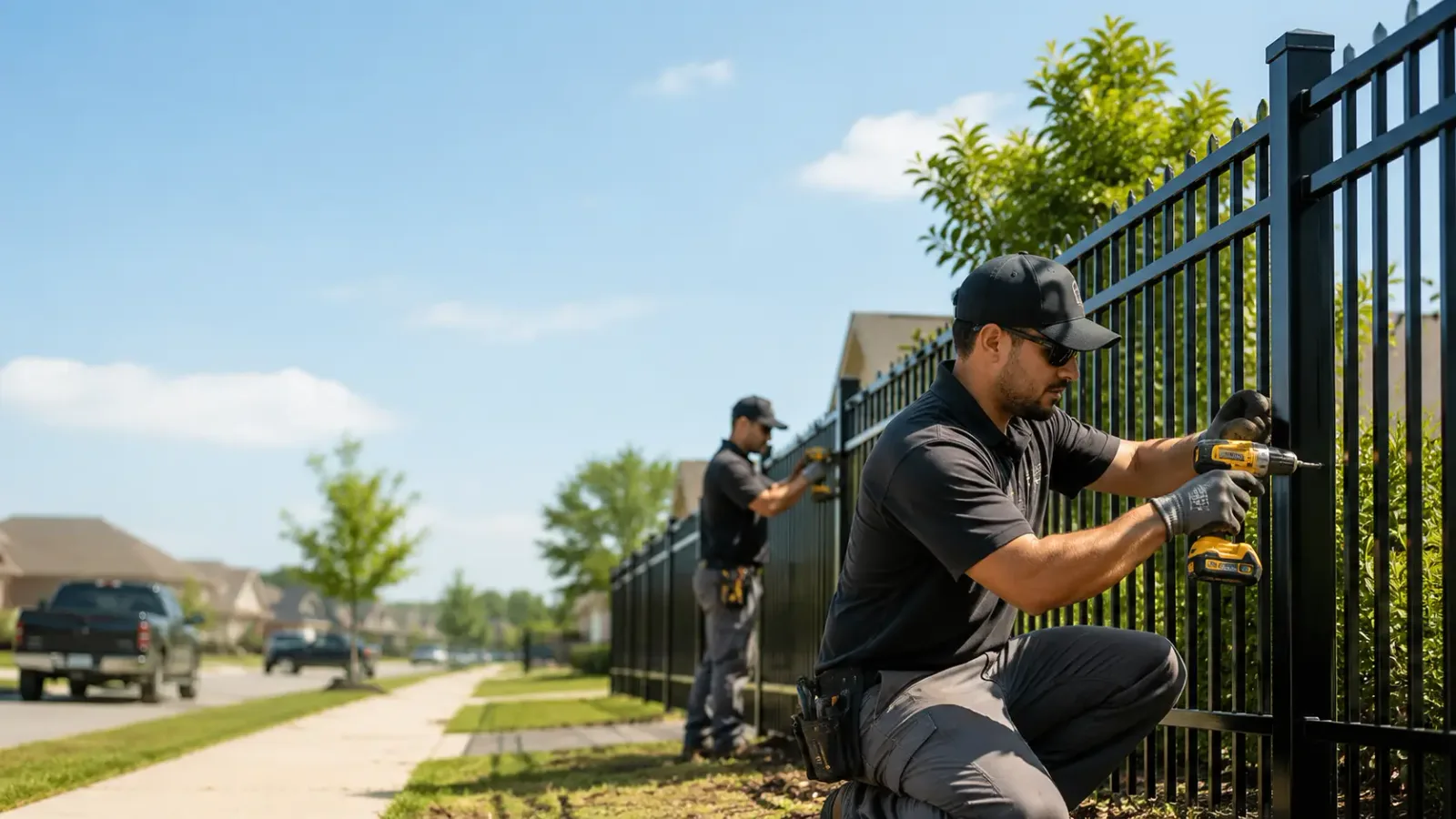 Metal Fence Installation in Mount Auburn, IA